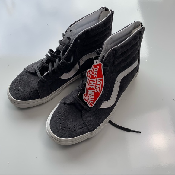 NWT VANS SK8-Hi Reissue‎ Raven/Blancdeblanc US Women 7.5